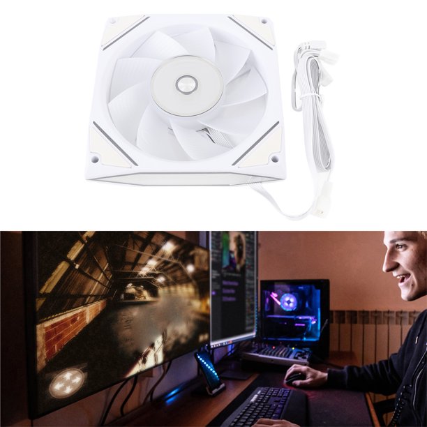 PC Case Fan Computer Case Fan PC Cooling Fan ARGB 9 Blade Design 4 Pin ...