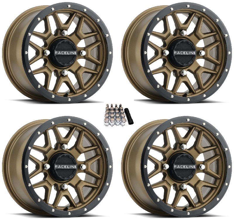 Raceline Krank UTV Wheels +38mm Bronze 14" Kawasaki Teryx Mule