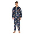 thumbnail image 6 of joogoo Eagles Flag Checkered Unisex Adults Onesies Pajamas Jumpsuits L, 6 of 7