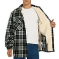 thumbnail image 2 of GENTS BLISS Flannel Shirts for Men Plaid Button Up Men Shirts Fleece Men Jacket Coat with Pocket, 2 of 14
