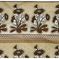 thumbnail image 4 of oneOone Cotton Poplin Twill Tan Fabric Geometric|Leaves & Floral Block Sewing Fabric By The Yard Printed Diy Clothing Sewing Supplies 56 Inch Wide, 4 of 4