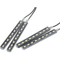 thumbnail image 2 of LINLIN 4 in 1 Car Auto Interior Atmosphere Lights Lamp Strip Floor Decoration Lighting Remote Music Voice 12V 36 LED, 2 of 8