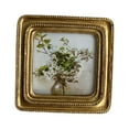 thumbnail image 3 of 欧式金色树脂相框画框摆台浮雕雕花儿童创意挂墙餐厅相框 相纸随机10*10 相框14.2*14.2, 3 of 8