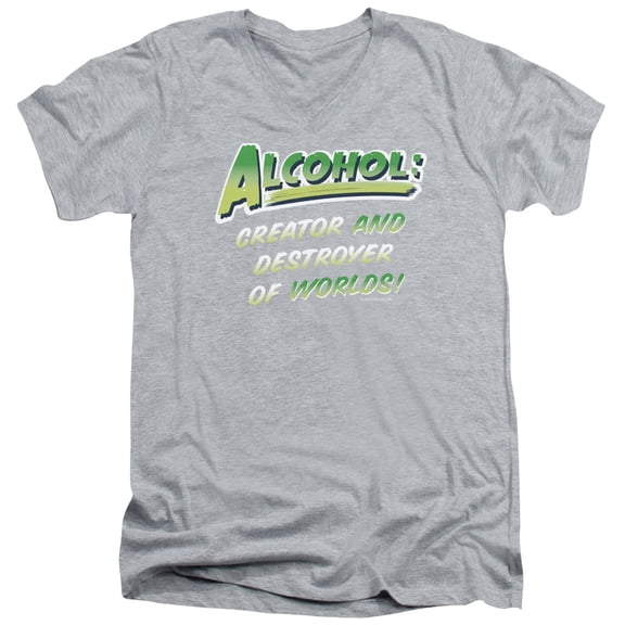 - Creator And Destroyer - Slim Fit V Neck Shirt - X-Large