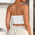 thumbnail image 3 of vdgthytj Strapless Bra for Women Seamless Full Coverage Longline Bandeau Supportive Push up Tube Top, 3 of 5