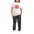 thumbnail image 5 of CafePress - Double Happiness Women's Light Pajamas - Women's Short Sleeve Print T-Shirt and Pants Light Cotton Pajama Set, 5 of 7