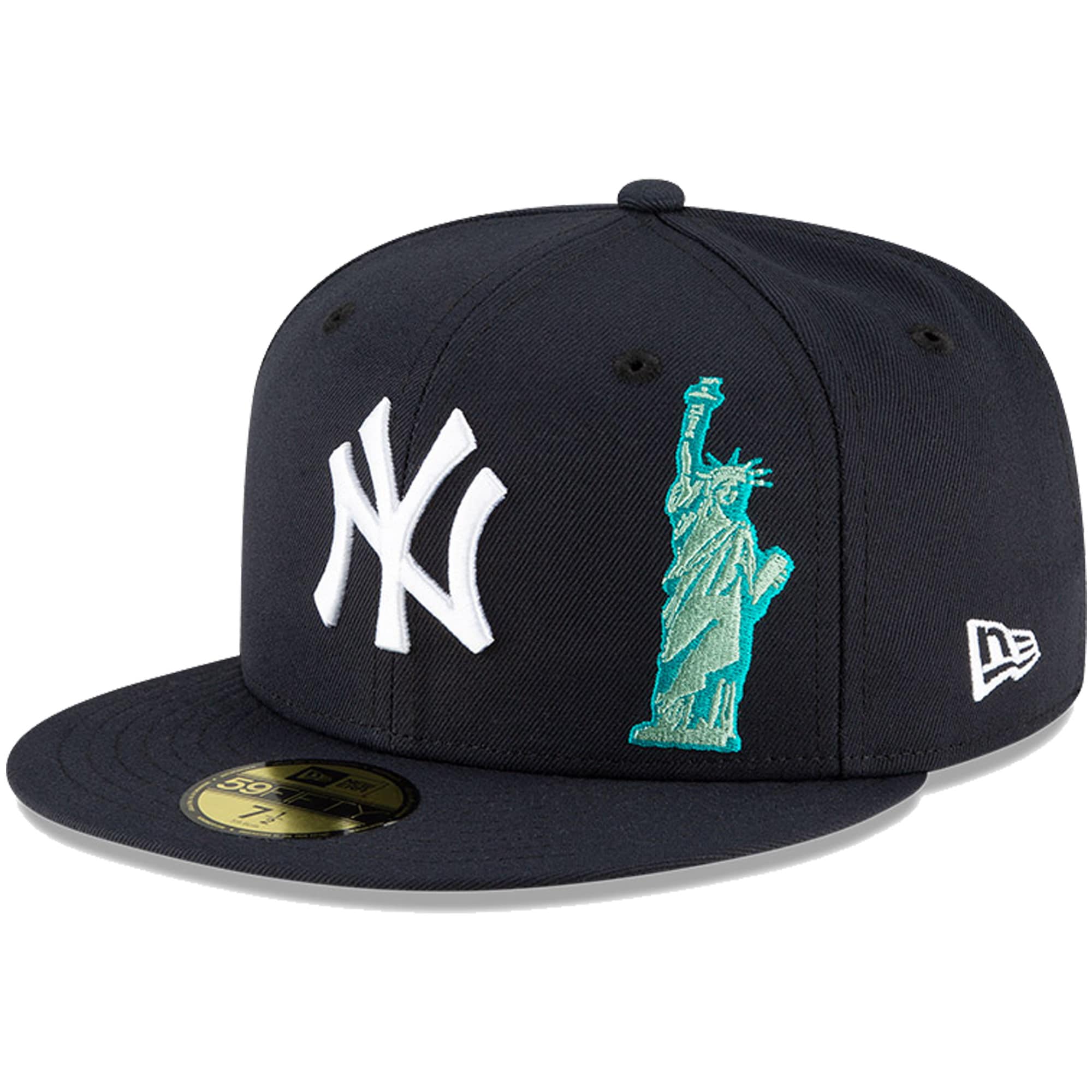 New York Yankees New Era Local Icon 59fifty Fitted Hat Navy Walmart Com Walmart Com