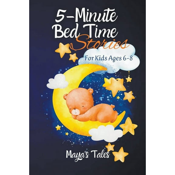 5-Minute Bedtime Stories For Kids 6-8 Ages, (Paperback)