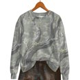 thumbnail image 7 of Hvot&aat Autumn Hunting Tree Camo Pattern Women's Casual Pullover Round Neck Long Sleeve Sweatshirts, 7 of 7