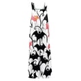 thumbnail image 4 of WTOBBY Women's Cotton Jumpsuit with Sleeveless Cut and Halloween Printed Pattern, Casual Relaxed Fit for Summer Comfort and Easy Movement,Light pinkXL, 4 of 5