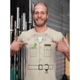 thumbnail image 2 of Halloween Zookeeper Costume Mens T Shirt, 2 of 5