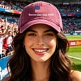 thumbnail image 4 of vigerkar 2026 Soccer Fan Cap–USA, CAN, MEX Host Countries Embroidered Baseball,Hat Unisex , Soccer Supporters (Wine, One Size), 4 of 9