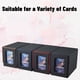 thumbnail image 4 of Caja Baraja Cartas Expositor Cartas con Bandeja para Dados Caja Baraja Caja Baraja con Capacidad para Más 160 Cartas Coleccionables Caja Almacenamiento Caja Baraja Púrpura, 4 of 6