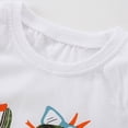 thumbnail image 6 of TOWED22 Baby Boy Outfits Sleeveless Tank Top Shirt + Adorable Print Pull-on Shorts 2 Piece Summer Clothes Lightweight Set(White,6-7 Y), 6 of 9