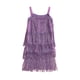 thumbnail image 1 of Vestido De NiñA PequeñA Con Borlas, Sin Mangas, Cuello Cuadrado, Con Cremallera En La Espalda, Vestido De Baile, 1 of 4