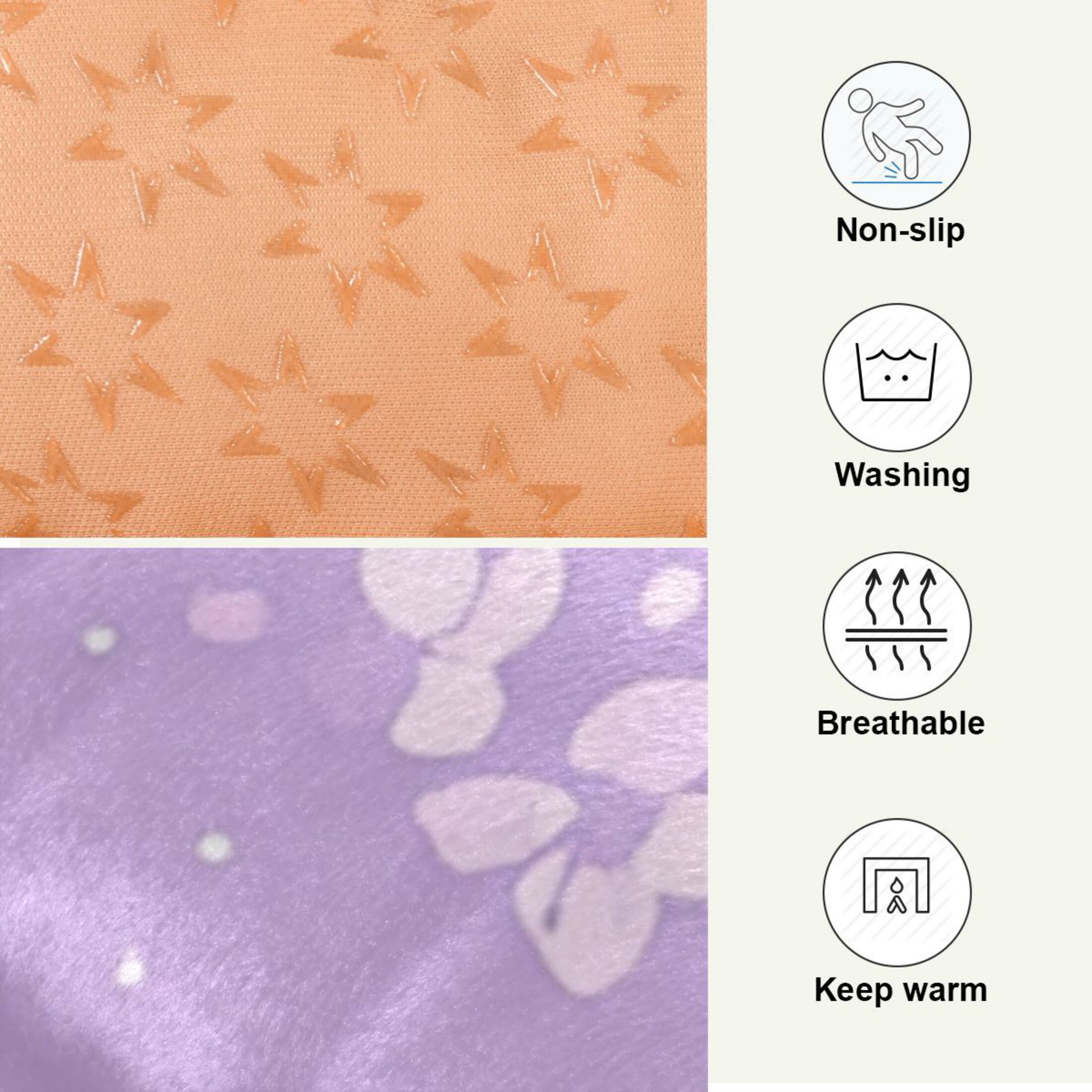 Qxltty Pattern with Flying Unicorns and Flowers Ped Pad Wear-resistant and Hard to Bite Through Sleeping Pad for Small Medium Large Dogs Winter Pet Bed 36×24in