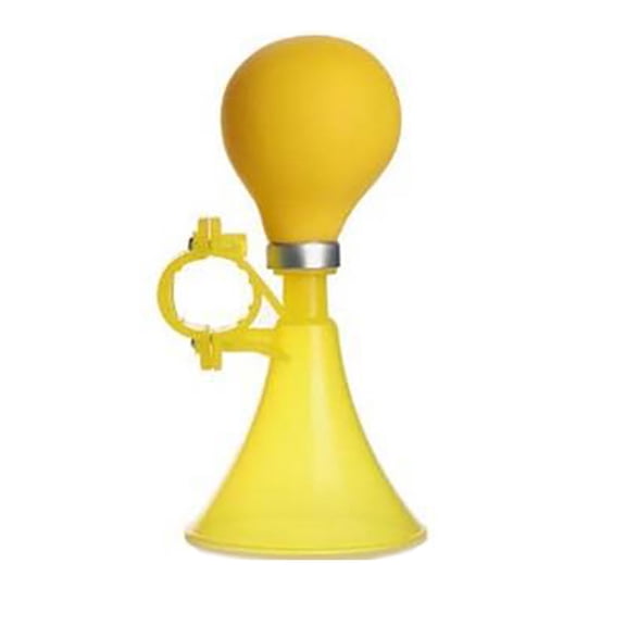 Bike Air Horn Trumpet, Handlebar‑Mount Squeeze Bulb Horn for Adult & Kid Bicycles