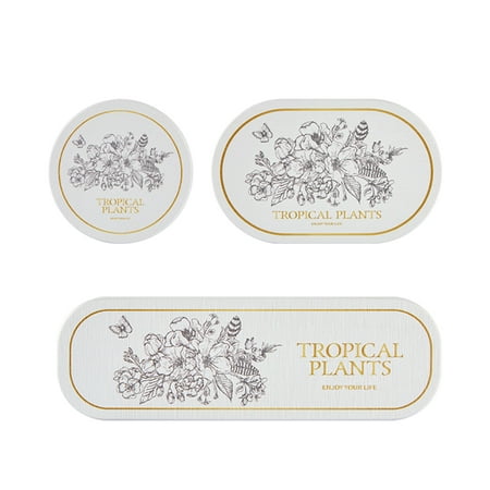 

3pcs/set Portable Heat Insulation Drink Coaster Non Slip Table Decor Protective