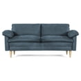 thumbnail image 2 of Sofá Cama Makora Milo Olivo Velvet con Memory Foam y Respaldo Reclinable, 2 of 8