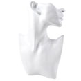 thumbnail image 3 of Exhibidor de joyas de busto femenino, soporte para colgantes, busto, vestidor, tienda, handicrons EstiloA-L Blanco, 3 of 8