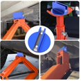 thumbnail image 2 of Universal Magnetic Jack Pad 0.37 Slotted Aluminum Grooved Jack Pinch Weld Frame Adapter Slotted For Most Rail With Cars Large jack jack rails jack pad pinch Pad pinch For adapter electric pad, 2 of 8