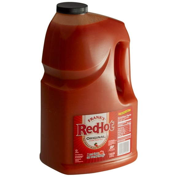 Frank's RedHot Sauce Piquante Originale 1 Gallon - 4/caisse