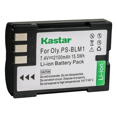 Kastar BLM1 Battery 1-Pack Replacement for Olympus Camedia C-8080 Wide Zoom E-1 E1 E-3 E3 E-30 E30 E-520 E520 EVOLT E-300 E300 EVOLT E-330 E330 Camera