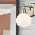 thumbnail image 4 of 516-1W-SN-G121-6-Innovations Lighting-Athens - 1 Light Wall Sconce In Industrial Style-9.38 Inches Tall and 6 Inches Wide-Brushed Satin Nickel, 4 of 5