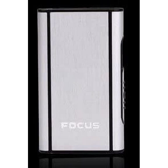 Stylish FOCUS 10 pack Cigarette Case Dispenser (SILVER COLOR)- (GD-1331-14, FREE CAR sticky pad for Phone PDA MP3 MP4)