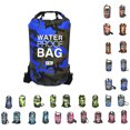 thumbnail image 2 of Sonducket Bolsa de natación impermeable de 15/20L/30L, de saco seco, colores de camuflaje, pesca, canotaje, kayak, almacenamiento, bolsa de Deportes acuáticos Camuflaje Azul Claro 19x55cm, 2 of 6