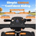 thumbnail image 5 of Havlo 37.5 lbs Lightweight Mobility Scooter for Seniors & Adults, Foldable 4-Wheel Travel Scooter with Removable Lithium Battery, 13-Mile Range, 270W Brushless Motor, for Shopping,Cruises,Silver, 5 of 14