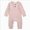 Pink, variant on 12-18 Months Newborn Unisex Infant Long Sleeve Romper Solid Bodysuit Jumpsuit Baby Outfits Footed Bodysuit Newborns Everyday Wear