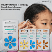 Power One 675P Cochlear Implant 1.45V Hearing Aid Batteries (Pack of 30)
