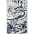 thumbnail image 3 of Luxe Weavers Modern Abstract Marble Swirl Blue 2x3 Area Rug Living Room Carpet, 3 of 10