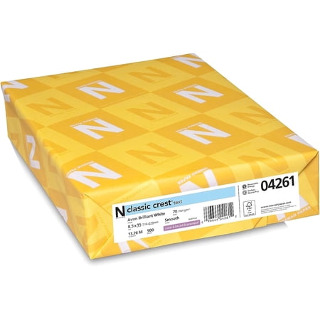 Paper CLASSIC , 8.1/2 x 11-inch, 70 lb., Smooth, Brilliant White, 500/Ream (04261)