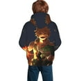 thumbnail image 5 of My Hero Academia Bakugo Katsuki Kids' Hoodie 3d Print Sweatshirt Soft Pullover Hooded With Big Pockets For Boys Or Girls Small, 5 of 8