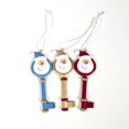 thumbnail image 3 of Bangcool 3PCS Christmas Hanging Ornament Santa Decor Key Shape Christmas Tree Ornament, 3 of 10