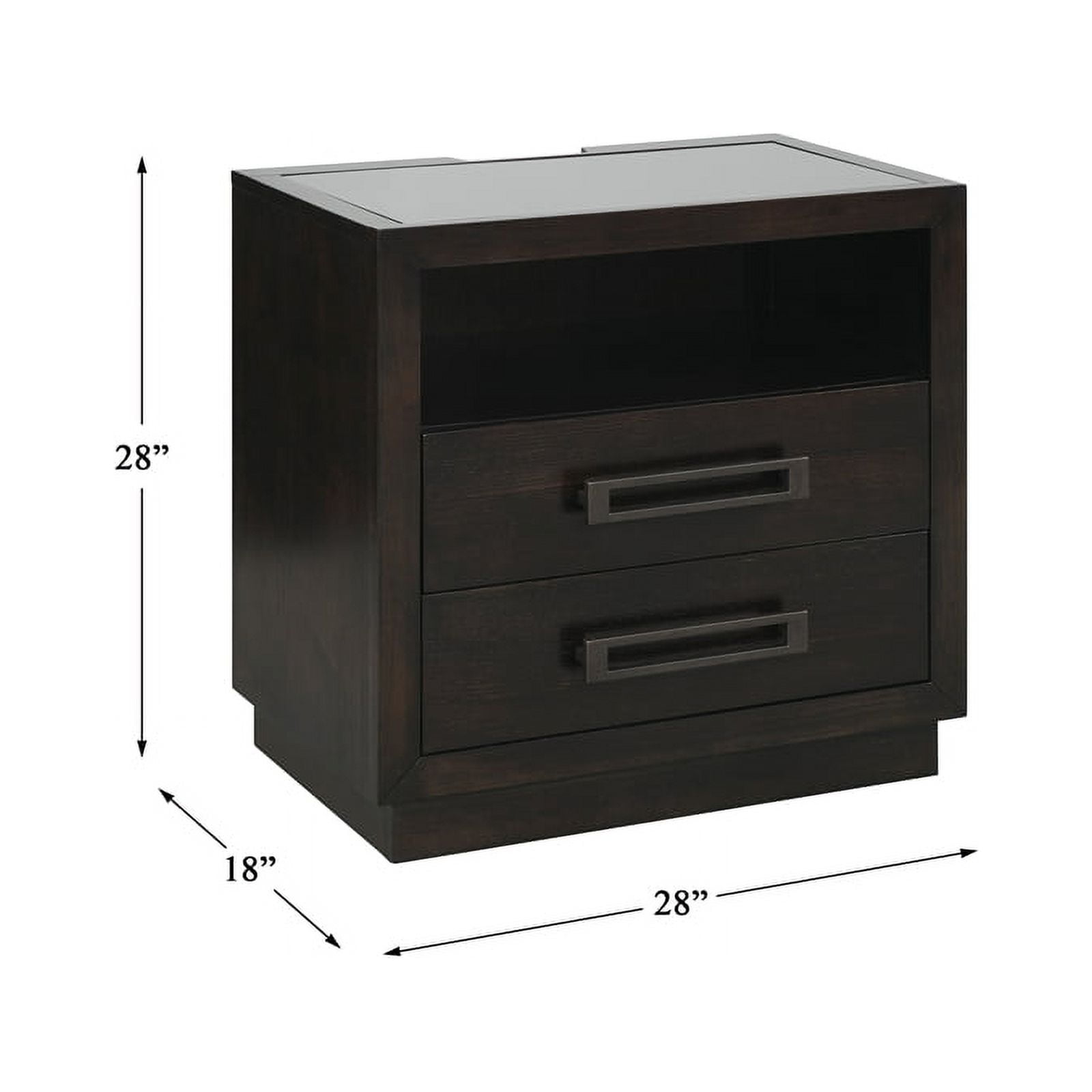 Lexicon Larchmont Nightstand in Charcoal