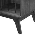 thumbnail image 5 of Modway Render Wood & Vinyl Record Display Stand with Hinged Door in Charcoal, 5 of 7