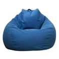 thumbnail image 1 of Large Small The color is as shown in the main picture 100*120cm Lazy Sofa Cover Chairs Without Filler Linen Cloth Lounger Seat Bean Bag Pouf Puff Couch Tatami Living Room, 1 of 3