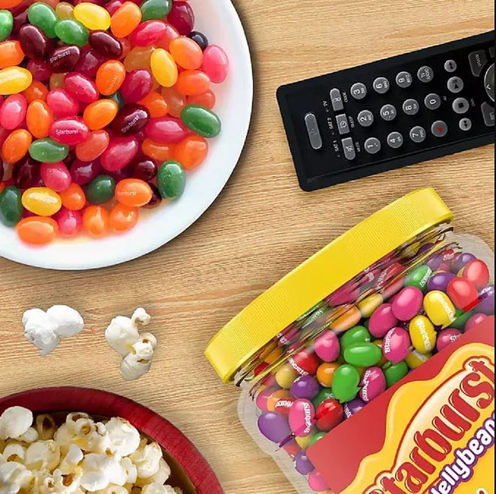 Starburst Original Assorted Jelly Beans Chewy Candy Resealable Jar (54 oz.)
