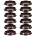 thumbnail image 2 of Ortofally Round Furniture Castor Cup Set: 12pcs Non Skid Wheel Caster Cups Furniture Pad Floor Protectors Caster Cups, 2 of 10
