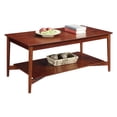 thumbnail image 2 of Convenience Concepts Savannah Coffee Table in Espresso Mahogany Wood Finish, 2 of 3