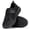 Jet Black, variant on Men's Extra Wide Fit Hook&Loop Walking Shoes Slip-Resistant Casual Shoes For Foot Pain Relief