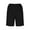 Black, variant on Patlollav Women'S Summer Linen Shorts Elastic Waist Casual Wide Leg Bermuda Shorts Plus Size Pants
