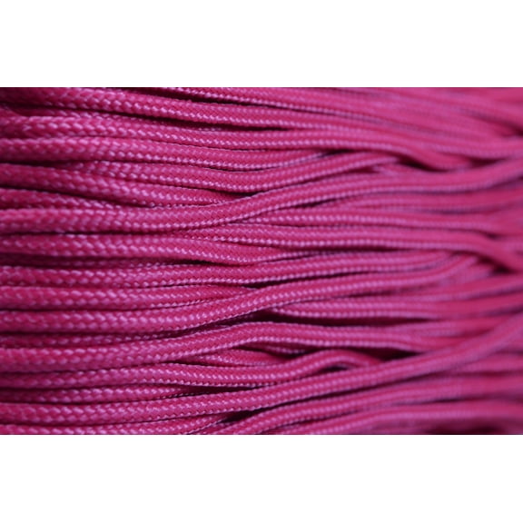95 Cord - Fuchsia - Type 1 Cord - 100 Feet on Plastic Winder - Bored Paracord Brand