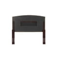 thumbnail image 4 of Belmont Home Estern 62.5" Banana Leaf Panel Queen Headboard in Honey/Dark Brown, 4 of 11