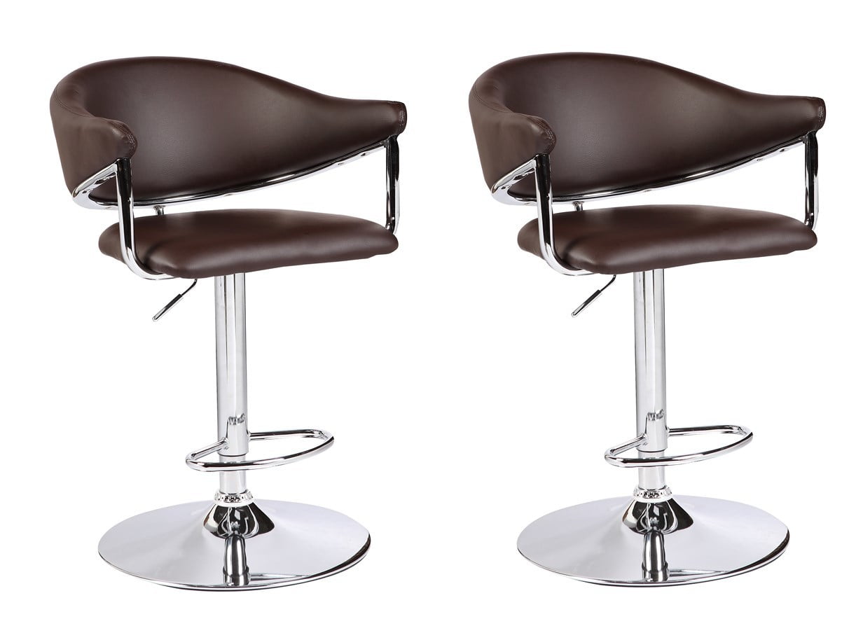 Viscologic Series Airstream Height Adjule Swivel 24 To 33 Inch Viscologic Series Airstream Height Adjule Swivel 24 To 33 Inch Bar Stool Set Of 2 Stools