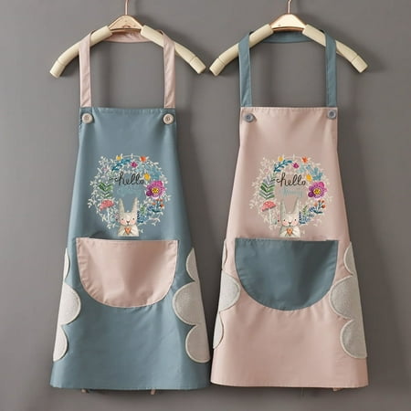 

Hand-wiping Kitchen Household Cooking Apron Oil-proof Waterproof Men Women Adult Waist Fashion Coffee Overalls Wipe Hand Apron