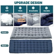 FICISOG Sleeping Cots for Adults, Folding Camping Cot Bed for Sleeping,Perfect for Camping, Pool, Beach,Striped Style